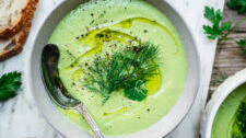 Cucumber Avocado Gazpacho