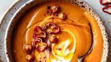 Curried Carrot Soup with Ginger and Coconut Milk