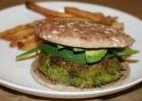 Curried Chickpea and Spinach Burgers