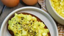 Curried Egg Salad and Avocado Toast