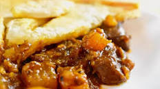 Curried Steak and Kidney Pie