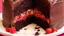 Dark Chocolate Raspberry Cake