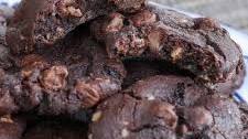 Dark Chocolate Toffee Cookies