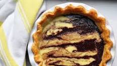 Decadent Chocolate and Coconut Swirl Pie