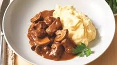Diced Steak and Mushroom Goulash