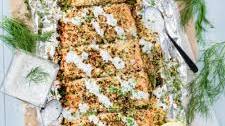 Dijon Herb Panko Crusted Salmon