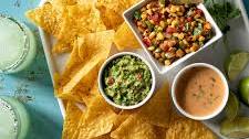 Dippin' Trio of Corn Salsa, Guacamole and Queso