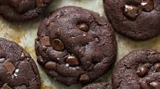 Double Chocolate Cookies with Coconut Oil Recipe