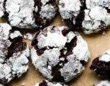 Double Chocolate Crinkle Cookies