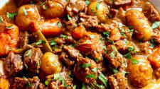 Dutch Oven Beef Stew Recipe with Lipton Onion Soup Mix