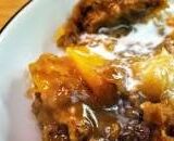 Dutch Oven Peach Mango Cobbler