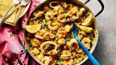 Easiest ever seafood rice