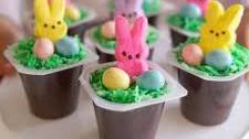 Easter Bunny Pudding Cups
