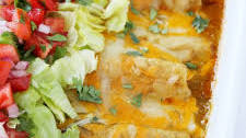 Easy Beef Enchiladas with Green Sauce