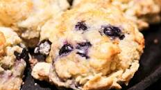 Easy Blueberry Biscuits Recipe with Heavy Whipping Cream