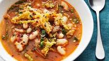 Easy Cabbage & White Bean Soup
