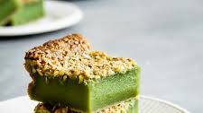 Easy, Chewy Matcha Butter Mochi Cake