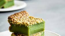 Easy, Chewy Matcha Butter Mochi Cake