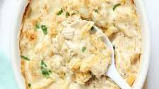 Easy Chicken Alfredo Pasta Bake