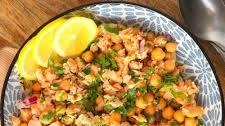 Easy Chickpea Salmon Salad