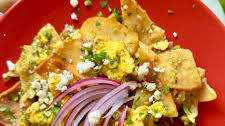 Easy Chilaquiles with Eggs