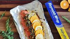 Easy Citrus Herb Foil Grilled Salmon