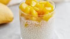 Easy Coconut Mango Sago (Tapioca Dessert)