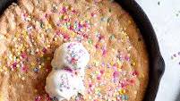 Easy Confetti Skillet Cookie
