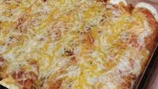 Easy Creamy Chicken Enchiladas