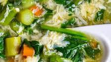 Easy Egg Drop Soup With Vegetables