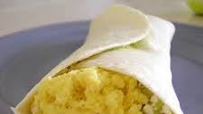 Easy Egg and Avocado Breakfast Burrito