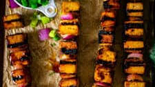 Easy Grilled Teriyaki Tofu Skewers