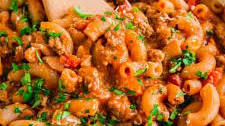 Easy Ground Beef Pasta Skillet