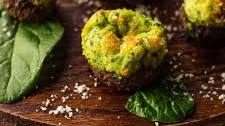 Easy Italian Ricotta and Spinach Stuffed Mushrooms