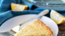 Easy Lemon Coconut Custard Pie with Coconut Milk