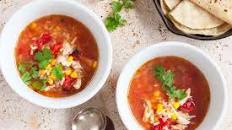 Easy Mexican Chicken and Rice Soup