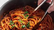 Easy One-Pot Spaghetti Bolognese