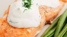 Easy Oven Baked Salmon with Lemon Dill Sauce