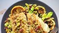 Easy Pan-Seared Cod with Lemon, Olives and Capers