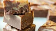 Easy Peanut Butter Swirl Chocolate Fudge