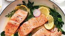 Easy Poached Salmon