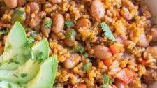 Easy Rice and Bean Stir Fry