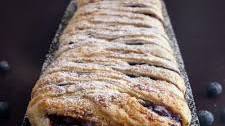 Easy Ricotta Blueberry Strudel