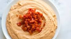 Easy Roasted Red Pepper Hummus