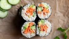 Easy Spicy Salmon Sushi Burritos or Rolls