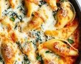Easy Spinach & Ricotta Stuffed Shells