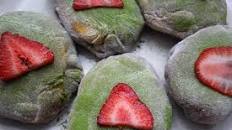Easy Strawberry Matcha Mochi Wrapped Mango