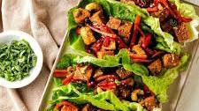Easy Teriyaki Tofu Lettuce Wraps