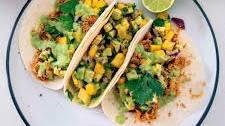 Easy Tofu Tacos with Mango Salsa