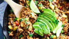 Easy Turkey Taco Rice Skillet
